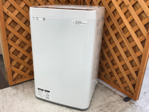 【愛品館江戸川店】「保証有り」SHARP　5.5kg　全自動洗濯機 「ES-GE5C-W」 （2019年製）お問い合わせID:142-029525-007　配送可　1,100円～