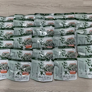 【ネット決済・配送可】30袋　安心米　アルファ化米　わかめご飯