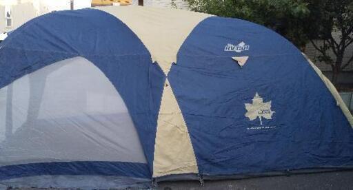 ２ルームテントとキャンプベッド２つ付きです