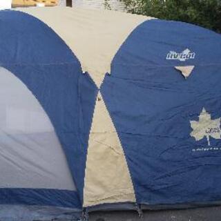 ２ルームテントとキャンプベッド２つ付きです🙂