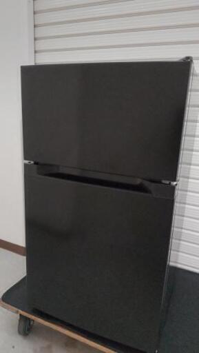 【2020年美品！】アイリスオーヤマ 87L小型冷凍冷蔵庫 ブラック【配達出来ます！】