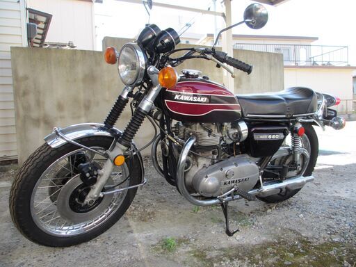 カワサキ 650RS W3F 1976年式 走行距離4,660km 現状渡し価格110万円