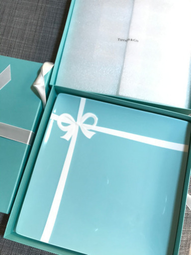 最終価格　ティファニー TIFFANY＆Co ブルー  プレート　大皿　ペア