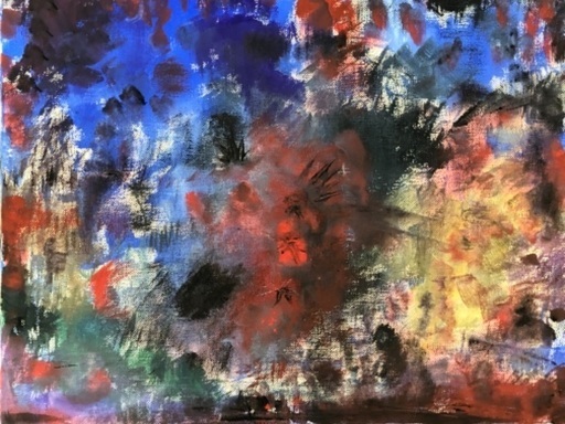 絵画｢ギャンブル｣(アクリル画/抽象画/キャンバス画)