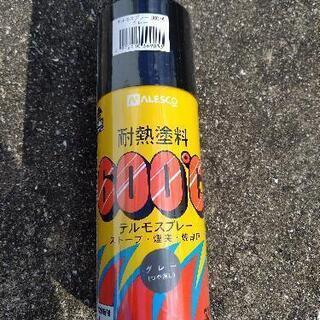【ネット決済】耐熱塗料 600℃　テルモスプレー　グレー