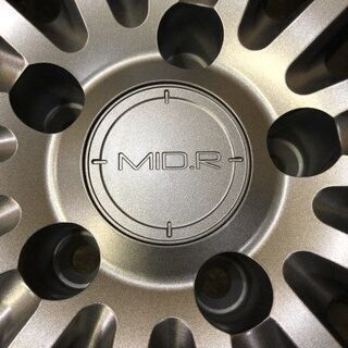 新品 MID.R F15.1D ミッドアール 社外ホイール 22インチ 4本 9J5HPCD114.3+38 ハリアー レクサスRX等 (VHJ174) クレジットカード QR決済可能