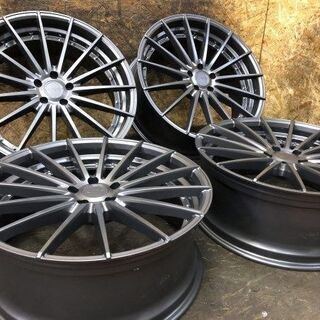新品 MID.R F15.1D ミッドアール 社外ホイール 22インチ 4本 9J5HPCD114.3+38 ハリアー レクサスRX等 (VHJ174) クレジットカード QR決済可能
