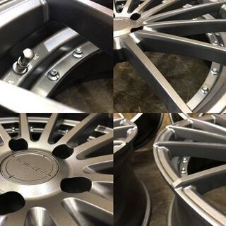 新品 MID.R F15.1D ミッドアール 社外ホイール 22インチ 4本 9J5HPCD114.3+38 ハリアー レクサスRX等 (VHJ174) クレジットカード QR決済可能