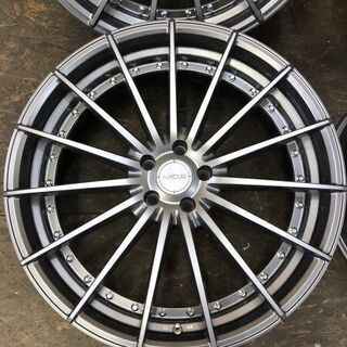 新品 MID.R F15.1D ミッドアール 社外ホイール 22インチ 4本 9J5HPCD114.3+38 ハリアー レクサスRX等 (VHJ174) クレジットカード QR決済可能