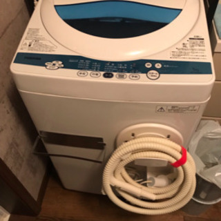 【ネット決済】洗濯機　TOSHIBA 5kg(風呂水ポンプお付け...