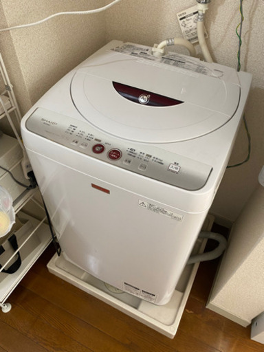 洗濯機　SHARP製　ES-G55LC2012年式