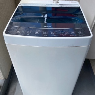 Haier 洗濯機　4.5kg 取り扱い説明書付き