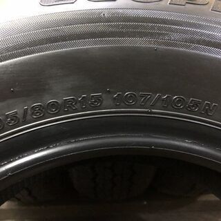 新車外し 2021年製 BS ECOPIA RD613 195/80R15 107/105N LT 15インチ 