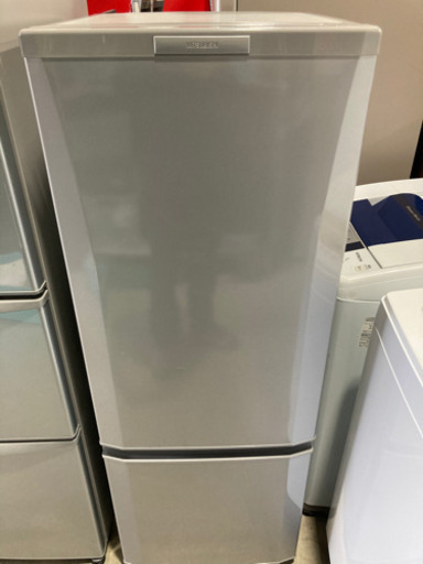 MITSUBISHI 168L 2ドア冷凍冷蔵庫 MR-P17X-S 2013年製