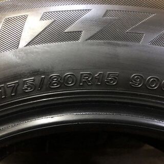 BS BLIZZAK DM-V2 175/80R15 15インチ スタッドレス 4本 2016年製 バリ溝