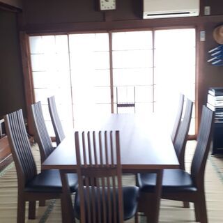 8人掛け　高級ダイニングセット　新品同様　
