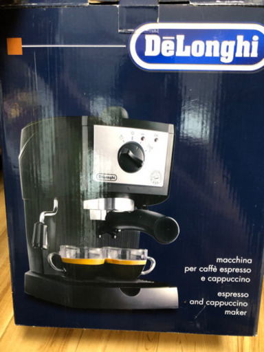 DeLonghi エスプレッソ・カプチーノメーカー　黒