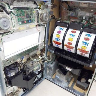 千歳市/恵庭市 パチスロ実機 北電子 プチマーメイド/KS コイン機 100V