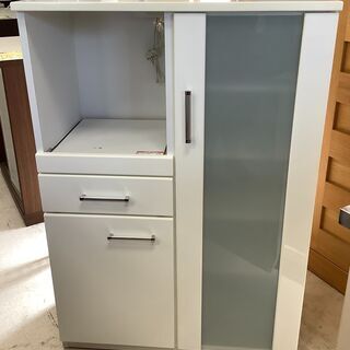 NITORI/ニトリ レンジボード 食器棚 WH ロータイプ【ユーズドユーズ名古屋天白店】 J950の画像