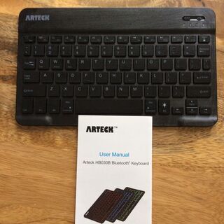 Arteck ウルトラスリム Bluetooth ワイヤレスキーボード