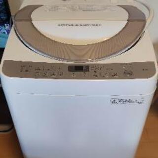 SHARP 中古 洗濯機 シャープ 2〜3人分 7.0kg コンパクト 予約