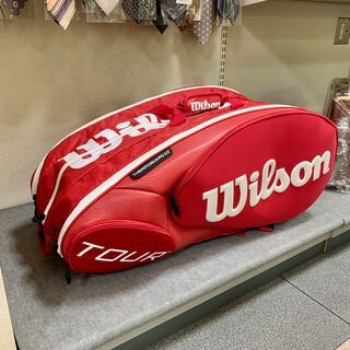 Wilson　テニスバッグ　レッド