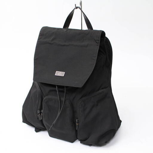 t927)GUCCI リュック ナイロン バックパック ブラック 黒 003.0239 002058 大容量 グッチ