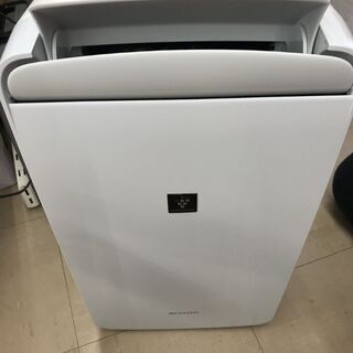 【引取限定】美品　シャープ ＣＭ－Ｌ１００－W 衣類乾燥除湿器　...