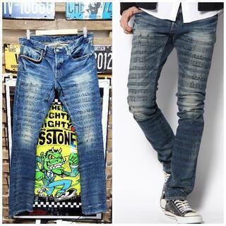 ヒステリックグラマーmusic noteストレッチスキニーデニム　32インチ