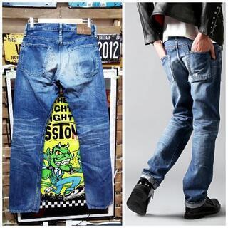 ヒステリックグラマーRSM加工スタッズデニム 30インチ