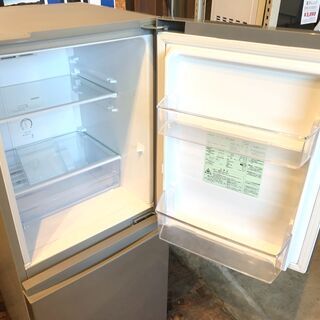 動作保証60日間あり】AQUA 2018年 AQR-13G 126L 2ドア冷凍冷蔵庫【管理