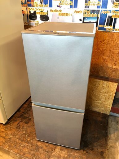 【動作保証60日間あり】AQUA 2018年 AQR-13G 126L 2ドア冷凍冷蔵庫【管理KRR308】