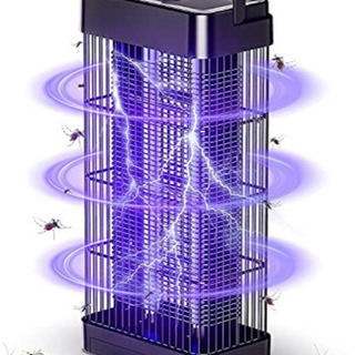 【新品未使用】電撃殺虫器 蚊取り器 【最新版】 UV光源誘引式捕...