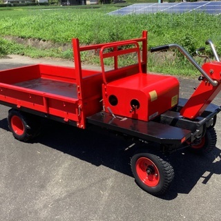 三菱タナカ4輪運搬車‼️・最大積載量500kg・田畑・果樹園・農業機械
