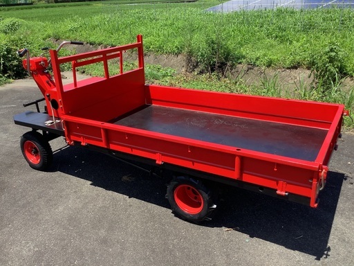 三菱タナカ4輪運搬車‼️・最大積載量500kg・田畑・果樹園・農業機械
