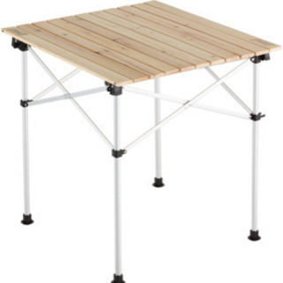 廃盤希少】コールマン ナチュラルウッドロールテーブル120