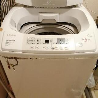 洗濯機　Haier　 6kg　無料