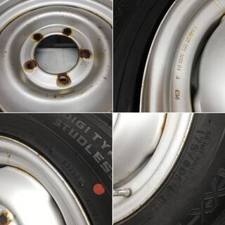 ★スタッドレスタイヤ・ホイール4本セット★ 175/80R16 ダンロップ Winter MAXX SJ8 16X5J TOPY トピー 5H 139.7 ジムニー     ～横浜市旭区 ズーラシア近く～ 