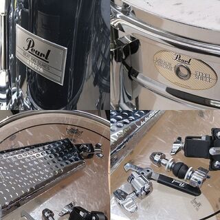 Pearl パール ドラムセット+SABIAN製シンバル+スタンド類 豪華セット BEAT INN SERIES USED バスドラム/タム/スネア/フロア/ハイハット等