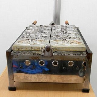 ジャンク品たい焼き器 6匹×2連 鯛焼き器/厨房機器/業務用 ジャンク品たい焼き器 6匹×2連 鯛焼き器/厨房機器/業務