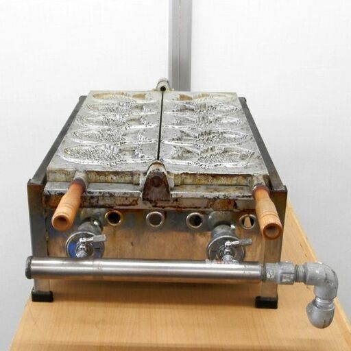 たい焼き器 業務用 LPガス式 たい焼き器6匹×1連 鯛焼き器 たい焼き機