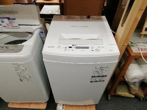 TOSHIBA　洗濯機4.5kg　aw-45m7　2020年製