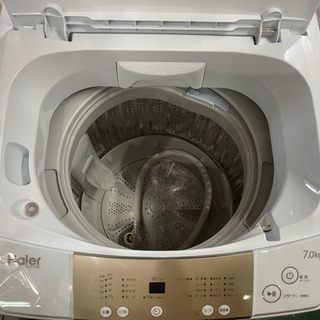 ハイアール 洗濯機 7kg 2019年 JW-K70M 中古