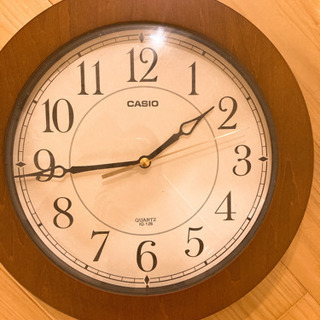 CASIO シンプル掛け時計