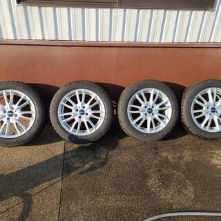 中古冬タイヤ4本★BMW MINI F55 F56 F57 195/55R16 6.5J スタッドレス MAK★ GOODYEAR　ICENAVI