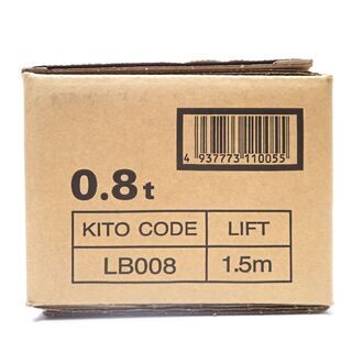 CB753 キトー レバーブロック LB008 0.8t 揚程1.5m L5型 toner.lk