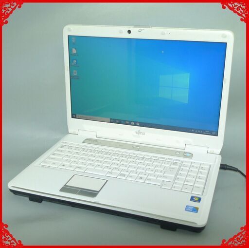 初心者向け ノートパソコン 中古動作良品 15.6型 富士通 NF/G50 Core i3 4GB 320G DVDRW 無線 webカメラ Windows10 Office 即使用可