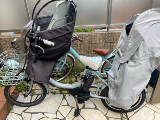 電動自転車　雨カバー付き