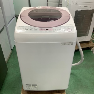 安心の1年保証付！！ SHARP 7.0kg縦型洗濯乾燥機 ES-GV-