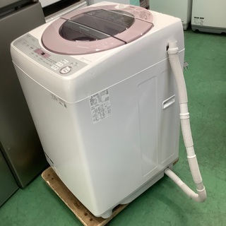 安心の1年保証付！！ SHARP 7.0kg縦型洗濯乾燥機 ES-GV-